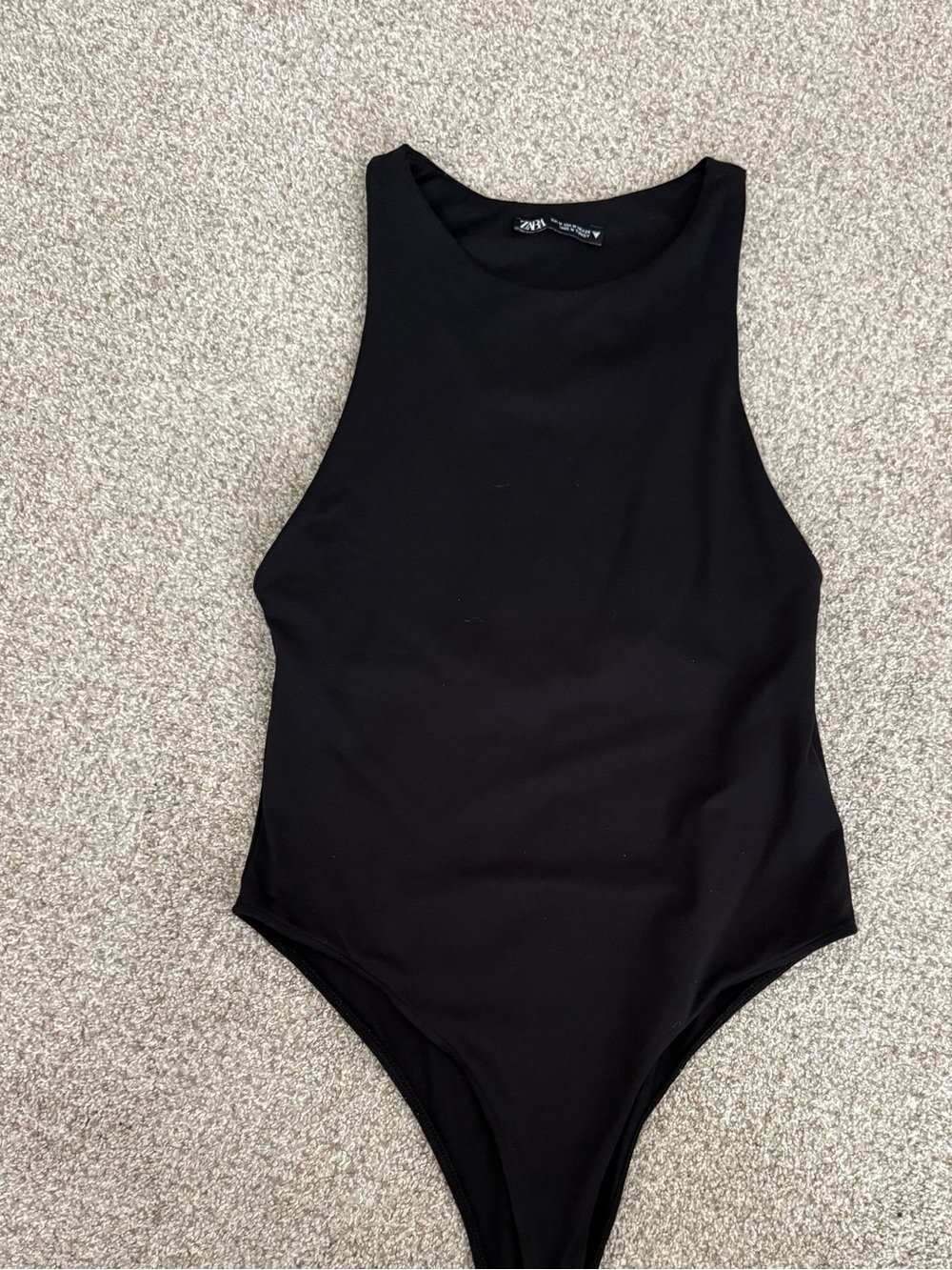 Zara Black High Neck Bodysuit